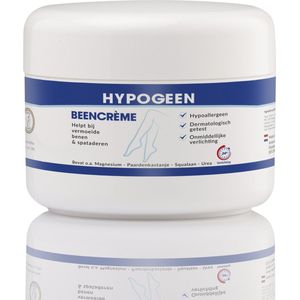 Hypogeen Beencrème - hypoallergeen - voor droge & gevoelige benen - helpt bij onrustige aanvallen van benen - met squalaan - hydraterende beencrème met ureum - PH neutraal - tube 100ml