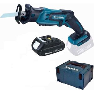 Makita DJR183Y1J 18V Li-Ion accu reciprozaag body + (1x 1.5Ah accu) in Mbox - snelwissel