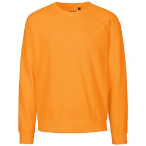 Fairtrade unisex sweater met ronde hals Okay Orange - L