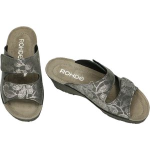 Rohde -Dames - zilver - slippers & muiltjes - maat 35