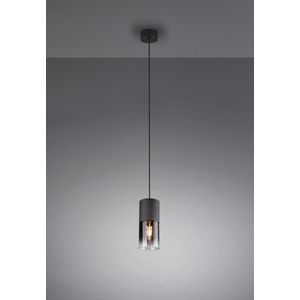 TRIO ROBIN Hanglamp - Zwart - excl. 1x E27 28W - IP20