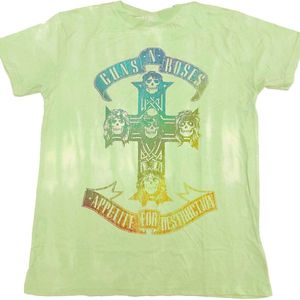 Guns N' Roses - Gradient Use Your Illusion Tour Heren T-shirt - 2XL - Groen