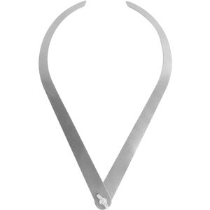 Schuif klei meetgereedschap gebogen poten roestvrij staal caliper 10 inch