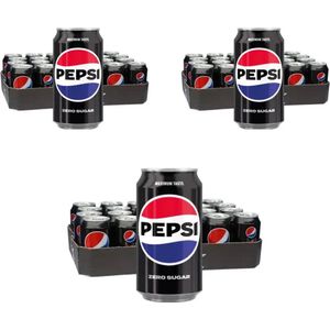 Pepsi cola - Zero - blik - Triple Pack - 3x 24x33 cl - NL