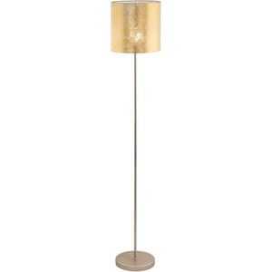 EGLO Viserbella Vloerlamp - E27 - 158,5 cm - Champagne/Goud