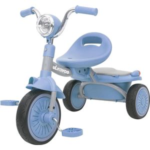 Gran Vida® - Driewieler Met Licht - Inklapbaar - Verstelbaar Zitje - 2-5 Jaar - Blauw