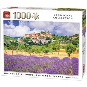 King Puzzel 1000 Stuks Simiane - La - Rotonde, Provence France