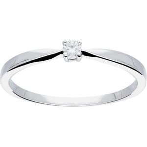 Ring Diamant 1-0.05 G-SI Wit 585