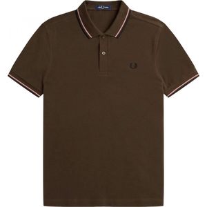 Fred Perry - Twin Tipped Shirt - Bruin Poloshirt-XXL