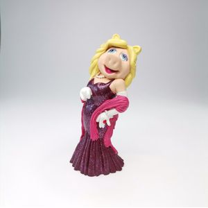 The Muppets, Statue, Figurine Miss Piggy 5"" . Beeldje Miss Piggy 14cm.
