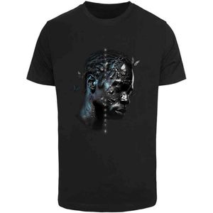 Mister Tee - Butterfly Effect Heren T-shirt - 3XL - Zwart