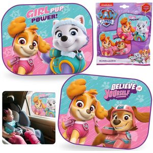 Paw Patrol Zonnescherm voor auto, meisjes, voor kinderen, 2 stuks 44x35 cm