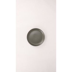 Kitchen trend - Villa - gebaksbord - donkergrijs - set van 6 - 16 cm rond