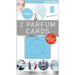 Limpro - Geurzakjes (Cotton Fresh) - Kleding Geurzakje Inclusief Ophanghaak - Kast Parfum met Hanger Haak - Kamer Luchtverfrisser Hangers - Auto Lucht Verfrisser -Schoen Verfrisser - 6 Verschillende Geuren - Geurzakje - Geurkaart