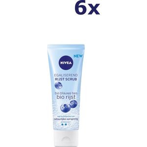 6x Nivea Essentials rice scrub normale huid 75ML