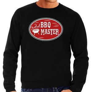 BBQ / Barbecue master sweater zwart - cadeau trui voor heren - Verjaardag / Vaderdag kado S