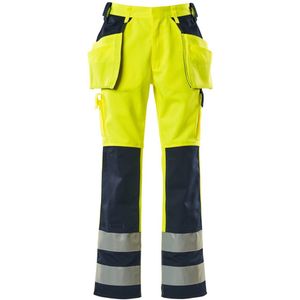 Mascot Safe Compete Broek met spijkerzakken 09131-470 - hi-vis geel/marine