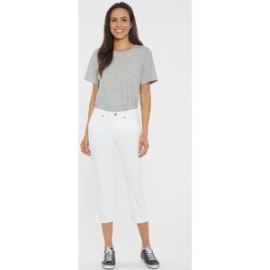 NYDJ Chloe Capri Jeans Wit Gekleurde Denim | Optic White