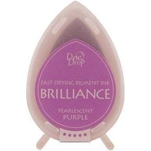 BD-000-036 Inktkussen Brilliance Dew drops Pearlescent Purple (1 st) paars