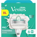 Gillette Venus Pro ComfortGlide Sensitive Scheermesjes Voor Vrouwen - 6 Navulmesjes