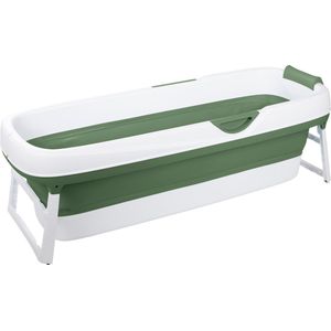 HelloBath® Opvouwbaar bad - XXL Goliath (Basic) - Groen - 157cm - Inklapbaar bad - Zitbad voor volwassenen - Bath Bucket