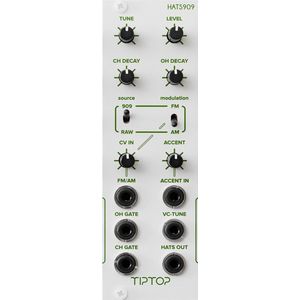 Tiptop Audio HATS909 White - Drum modular synthesizer