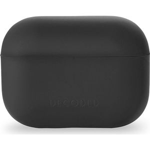 DECODED Silicone Airpods hoesje geschikt voor Airpods 3 - Silicone rubber - Charcoal