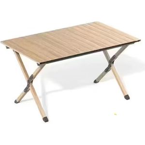 RM Store® - Opvouwbare Camping Tafel - Draagbare Eettafel - Picknicktafel - Outdoor - Indoor - Camping - Picknick - Reizen - Beige - 4 KG - 90 x 60 x 45 cm.