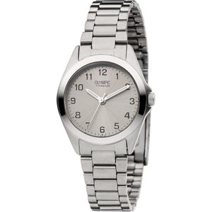 Olympic OL26DTT094 Tucson Horloge - Titanium - Zilverkleurig - 27mm
