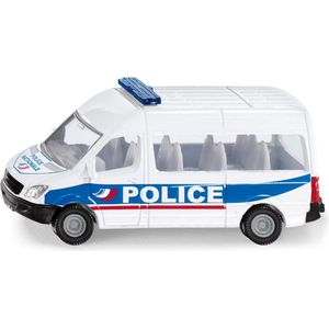 Siku Mercedes Benz Sprinter Police 8,2 Cm Staal Wit (0806001)