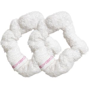 Reused Remade Scrunchies - Roze - Upcycle - Herbruikbare haaraccessoires - Hoteltextiel scrunchies - Unieke OEKO-TEX certificering