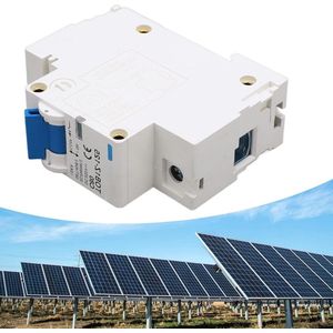Mini DC Stroomonderbreker DC250V 80A Pa66 10KA Breken Capaciteit - Stabiele Kleine Fotovoltaïsche Stroomonderbreker TOB1Z 125 - Solar PV System DIN Rail Breaker .