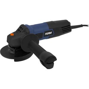 FERM - AGM1141 - Haakse slijper - 115mm - 500W - Compact - 3 meter kabel - Verplaatsbaar handvat - Eenvoudig verstelbare beschermkap - M14 as - Slijptol - Slijpmachine - Haakseslijper 115mm