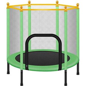 Gratyfied - Kleine trampoline - 140 x 140 x 20 cm - 11,5 kilogram - Groen