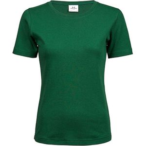 Ladies Interlock T-Shirt - Forest Green - XL - Tee Jays