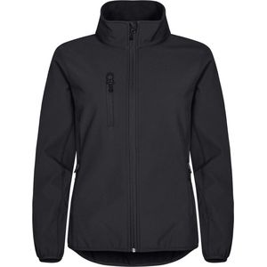 Clique Basic Softshell Jacket Ladies 020915 - Vrouwen - Zwart - XL