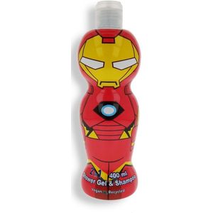 2-in-1 Gel en Shampoo Spiderman Iron Men (400 ml)