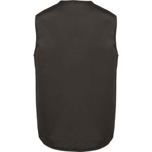 Bodywarmer Unisex M WK. Designed To Work Mouwloos Dark Grey 65% Polyester, 35% Katoen