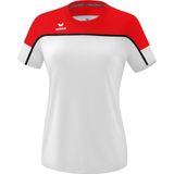 ERIMA Change T-Shirt Dames Wit-Rood-Zwart Maat 38