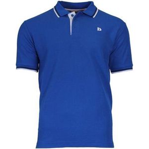 Donnay Polo Tipped - Sportpolo - Heren - Maat S - Cobalt