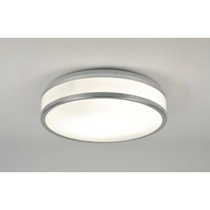 Lumidora Plafondlamp 71099 - Plafonniere - RENO - 2 Lichts - E27 - Wit - Aluminium - Kunststof - Buitenlamp - Badkamerlamp - IP44 - ⌀ 35 cm