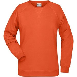 James and Nicholson Dames/dames Raglan Sweatshirt met lange mouwen (Oranje)