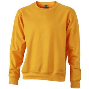 James and Nicholson Uniseks werkkleding Sweatshirt (Goudgeel)