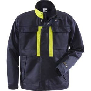 Fristads Flame Lasjack 4077 Wel - Marineblauw/hi-vis geel - XS