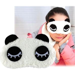 CHPN - Kinder slaapmasker - Slaapmasker voor kinderne - Oogmasker - Reismasker - Slapen in het vliegtuig - Panda - Grappig oogmasker - Lekker slapen