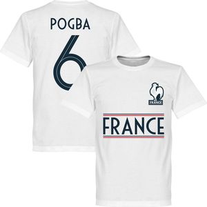 Frankrijk Pogba 6 Team T-Shirt - Kinderen - 128