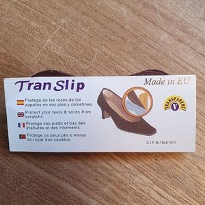 Translip hiel beschermer / anti slip / verbeterde grip in iets te ruime schoenen - Licht Grijs - Mini Stop | Stop | Anti Slip
