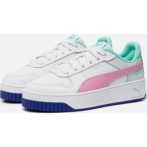 PUMA Carina Street Jr Meisjes Sneakers - PUMA White-Mauved Out-Mint - Maat 39