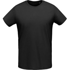 SOLS Heren Martin T-Shirt (Diep zwart)