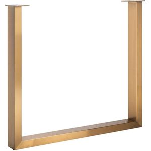 Richmond Interiors Eettafelpoten set U-poot brushed gold (Brushed Gold)